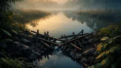 เขื่อนบีเวอร์ยาวที่สุดในโลก มหัศจรรย์งานก่อสร้างจากสัตว์ตัวเล็ก