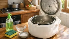 หม้อหุงข้าวมีกลิ่นบูดทำไงดี วิธีล้างกลิ่นเปรี้ยวให้หายและป้องกันไม่ให้กลับมา