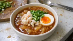 กระเพาะปลาน้ำแดงทำเองได้ ซุปข้นหอมละมุน สูตรนี้ล้างกลิ่นดี กินง่าย