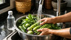 ล้างผักด้วยน้ำส้มสายชูอย่างไรให้ถูกวิธี ใช้กี่ช้อน แช่นานแค่ไหน